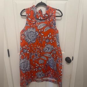 TYLER BOE stella fleur de lis dress in multi Sz L